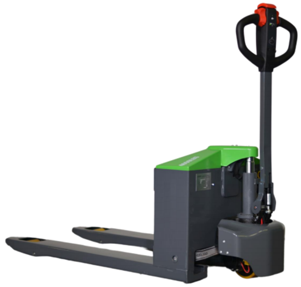 4000lb EKKO Lithium-Battery Powered Walkie Pallet Jack with On-Board Charger 27in x 45in-1