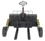 wide all-terrain electric pallet jack