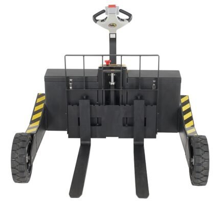 wide all-terrain electric pallet jack