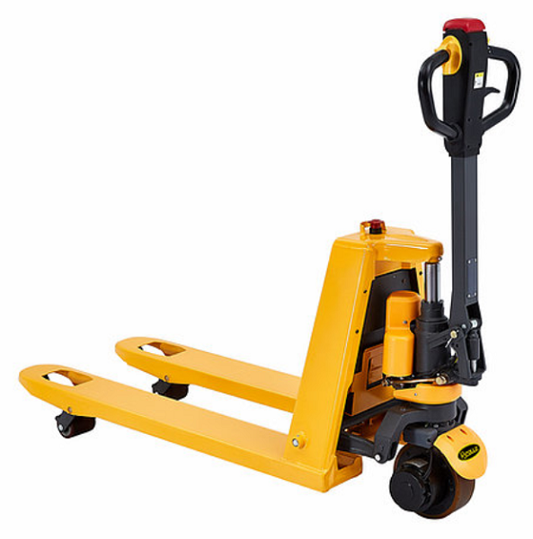 Fully-Electric Pallet Jack with Lithium-Ion Batteries - 3300lb Capacity-1-2e264bd6f2 Compact Fully Electric Pallet Jack 3300 lb Lithium-Ion Battery Powered Pallet Truck